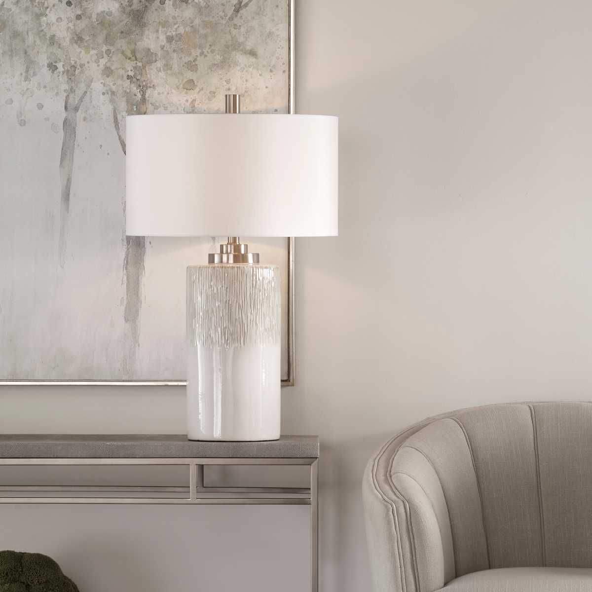 Georgios Cylinder Table Lamp – Lamps by Uttermost | Sutter & Vale