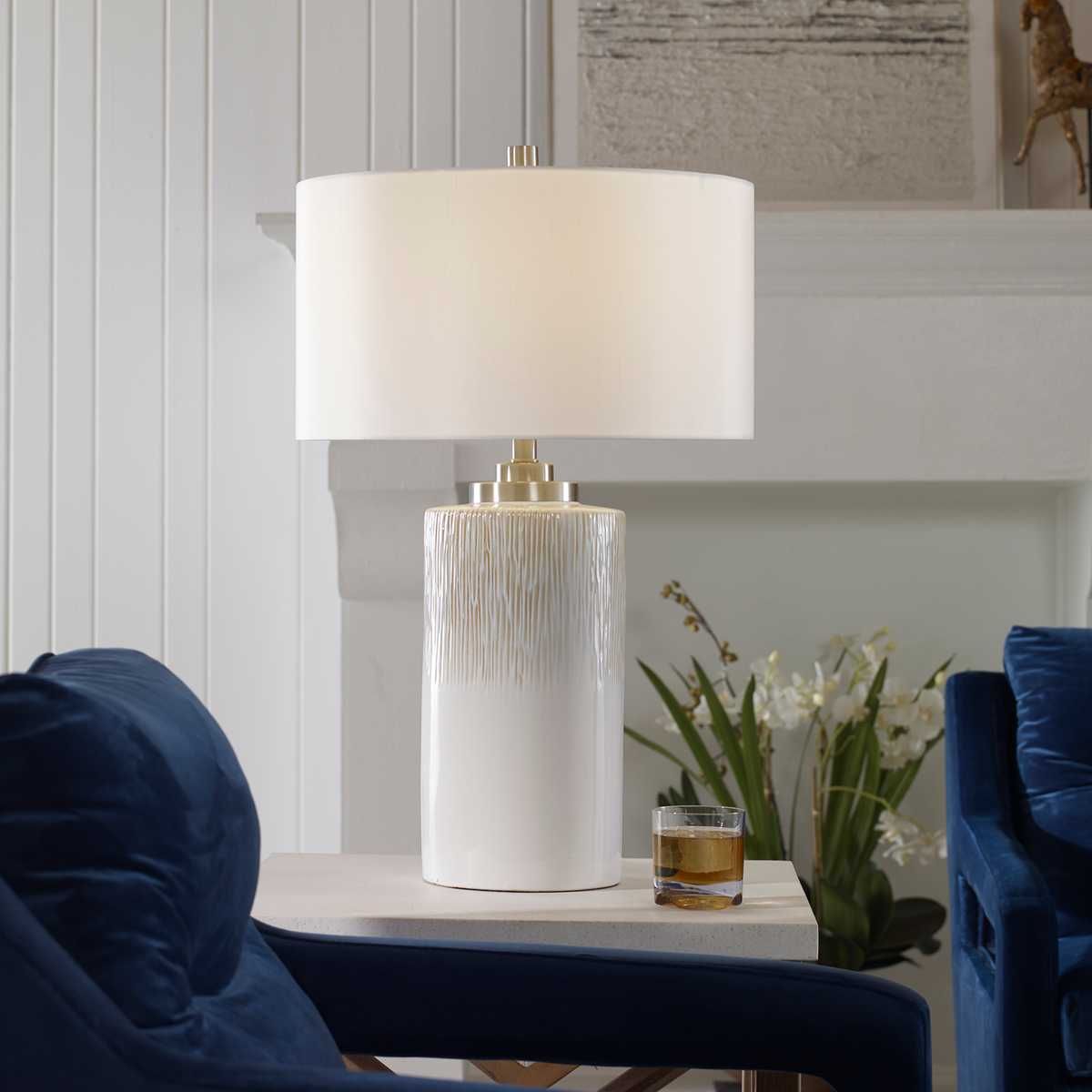 Georgios Cylinder Table Lamp – Lamps by Uttermost | Sutter & Vale