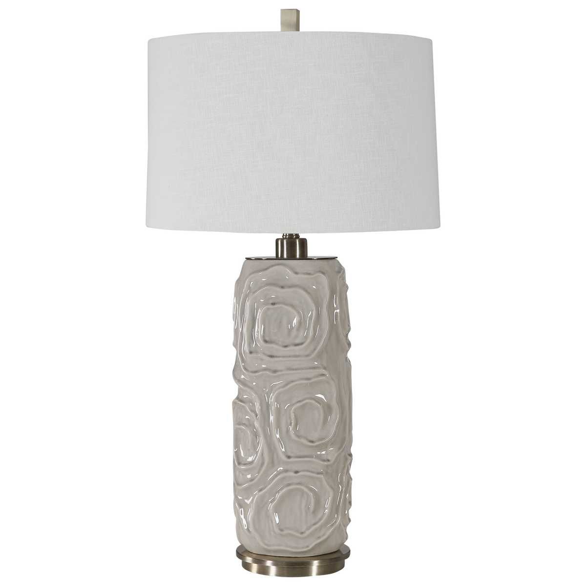 Zade Table Lamp, Gray – Lamps by Uttermost | Sutter & Vale