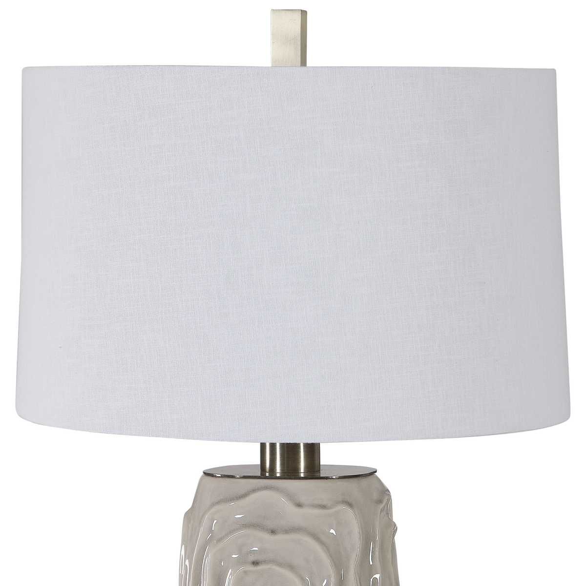 Zade Table Lamp, Gray – Lamps by Uttermost | Sutter & Vale