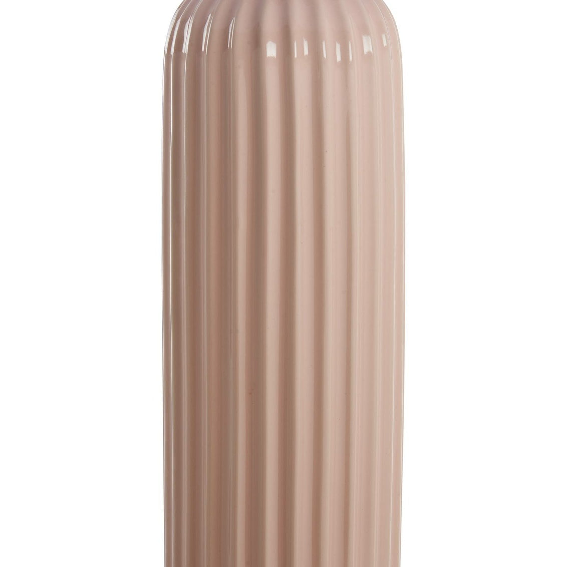 Samuel Ceramic Lamp - Pink in Pink Glaze / Ceramic/Porcelain - Chelsea House