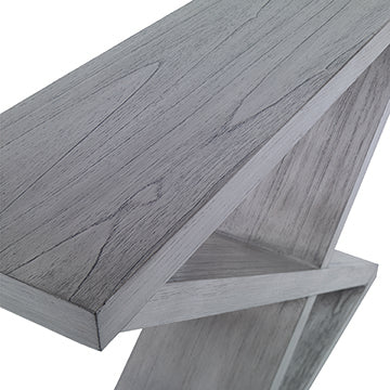 Salone Double-V Console - Ash Grey