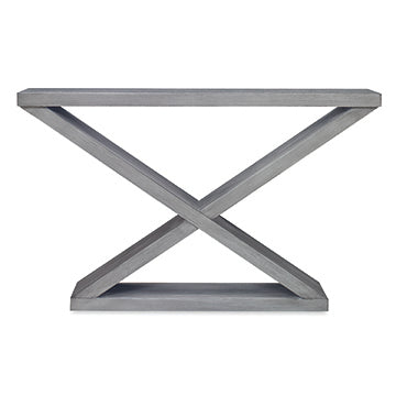 Salone Double-V Console - Ash Grey in Grey – Ambella Home