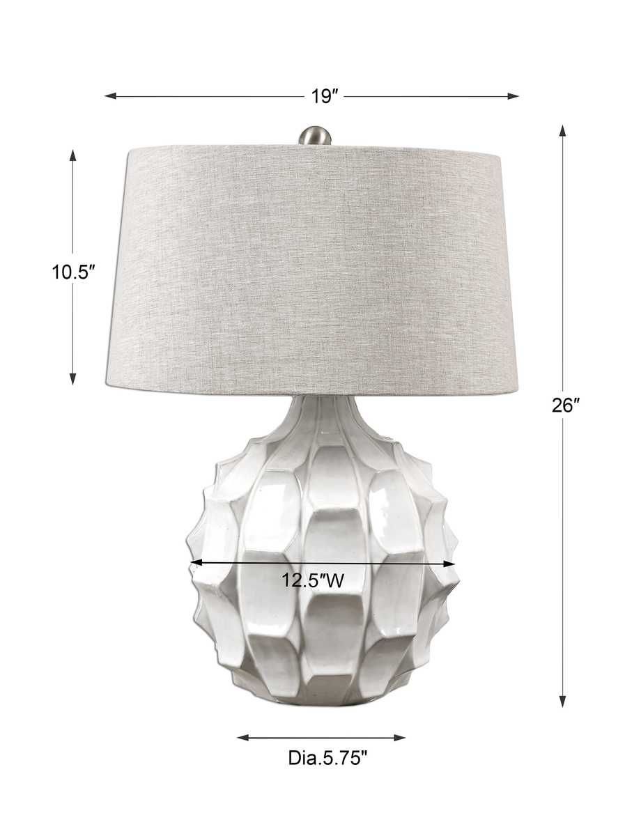 Guerina Table Lamp, White – Lamps by Uttermost | Sutter & Vale