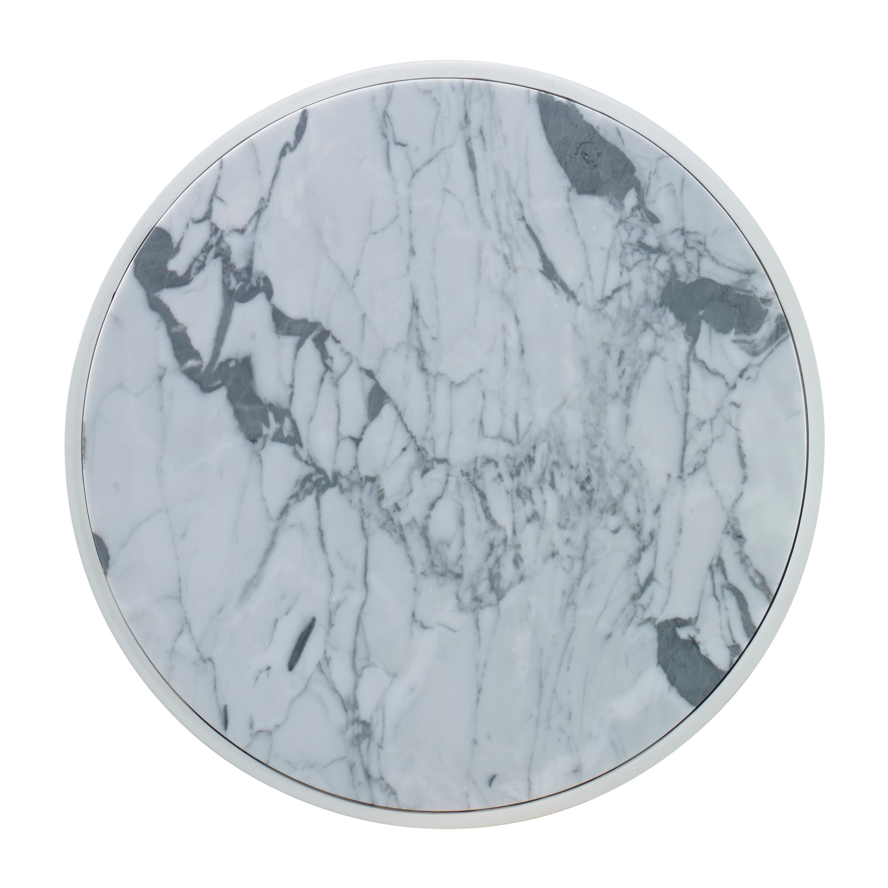 Minaret Accent Table - White – Ambella Home