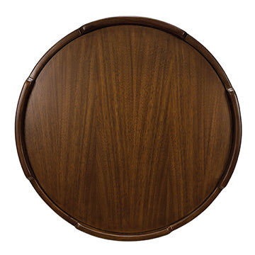 Crenellated Round End Table – Ambella Home