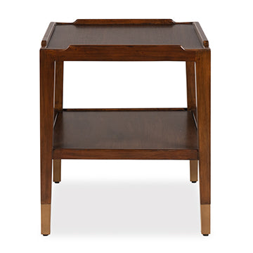 Crenellated End Table