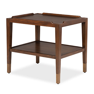 Crenellated End Table