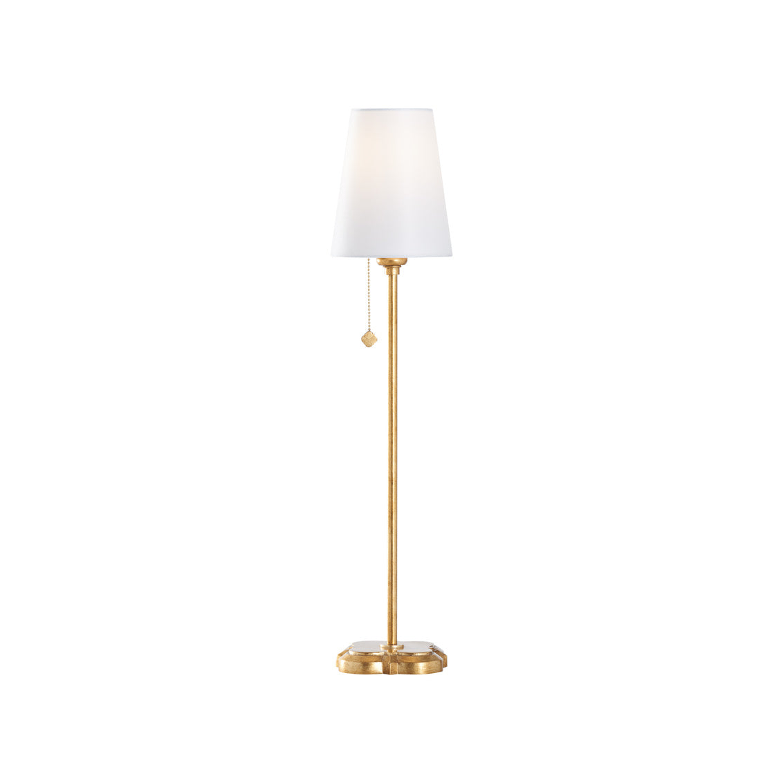 Quatrefoil Table Lamp - Gold Leaf in Antique Gold Leaf / Resin - Chelsea House