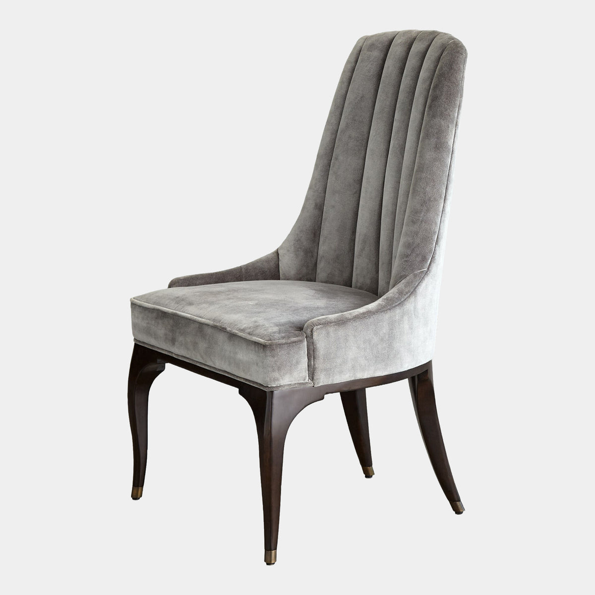 Douglas Channel Tufted Dining Chair-Gargoyle