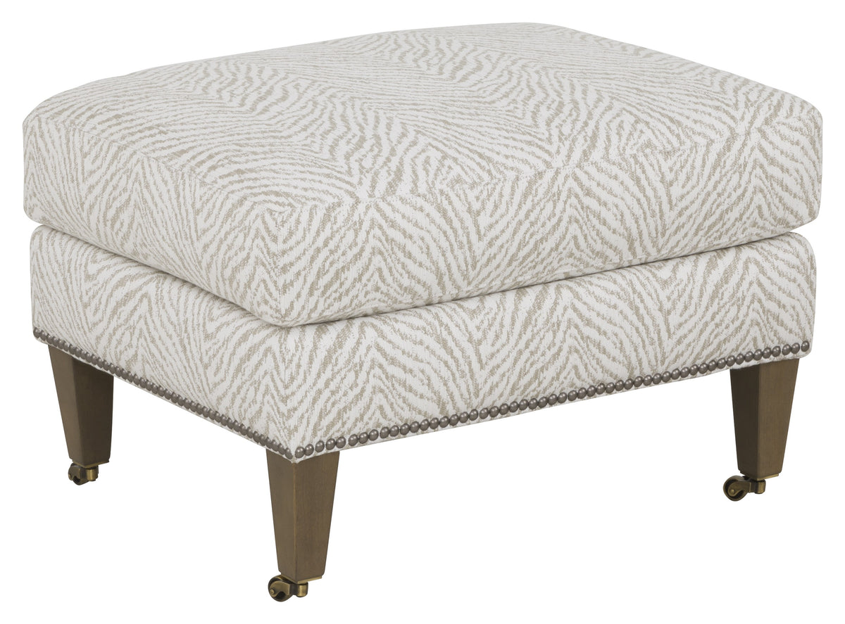 Flynn Leather Ottoman (L-2729-20-6) - Fairfield Chair