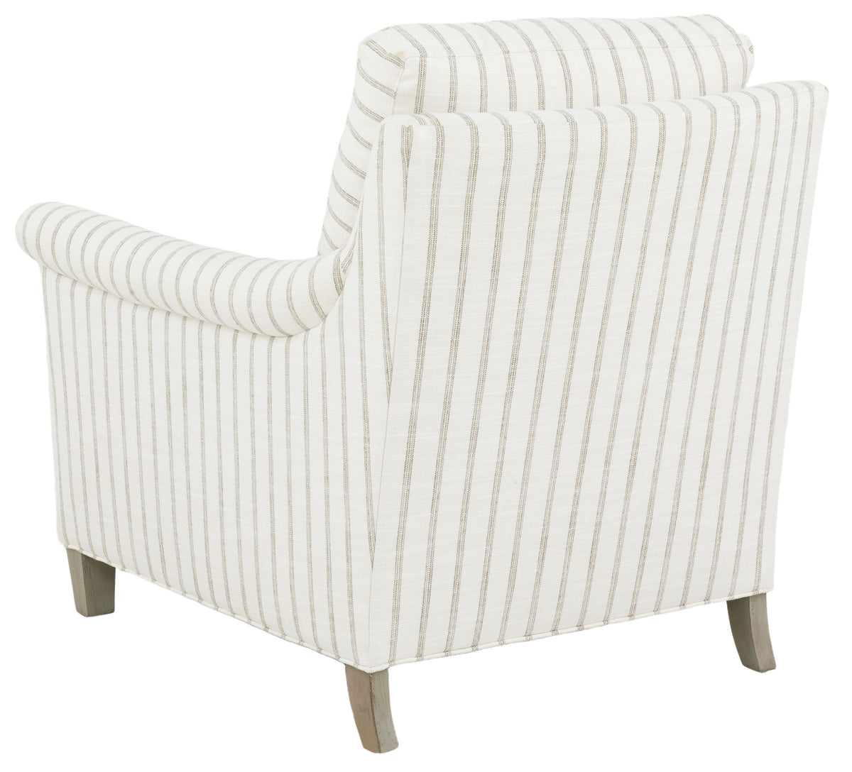 Leather Rolled Pleated  Arm Lounge Chair (L-2734-01) - Fairfield Chair