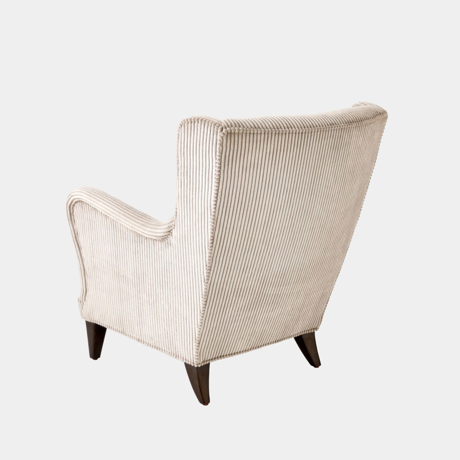 Lounge Chair-Wide Wale Corduroy-Smoke