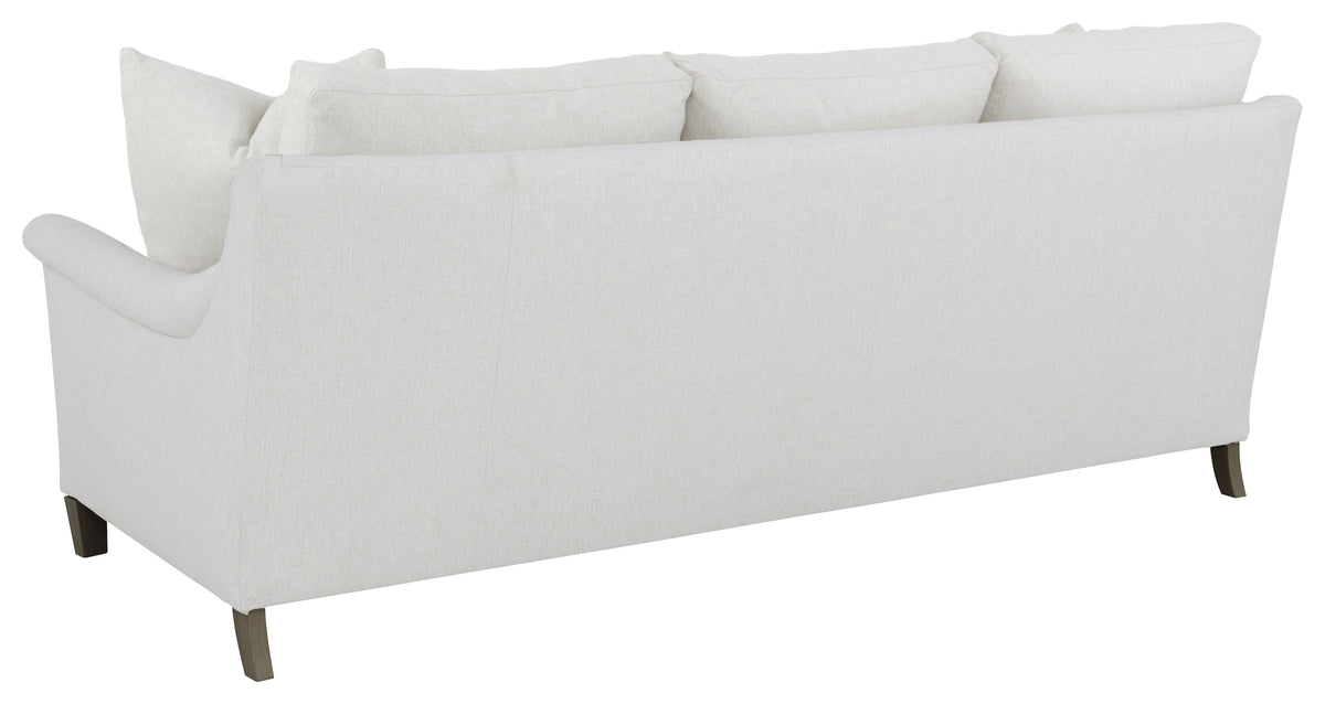 90" Leather Rolled Pleated Arm Sofa (L-2739-50) - Fairfield Chair