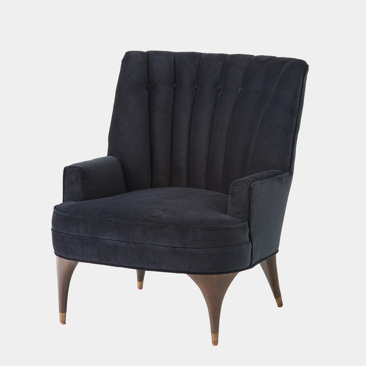 Duncan Chair-Black Velvet