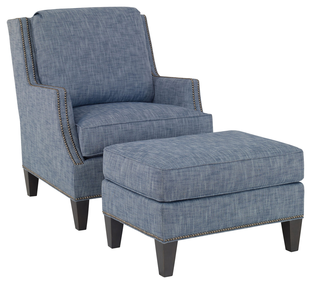 Lounge Chair with Tapered Leg (2746-01) - Fairfield Chair