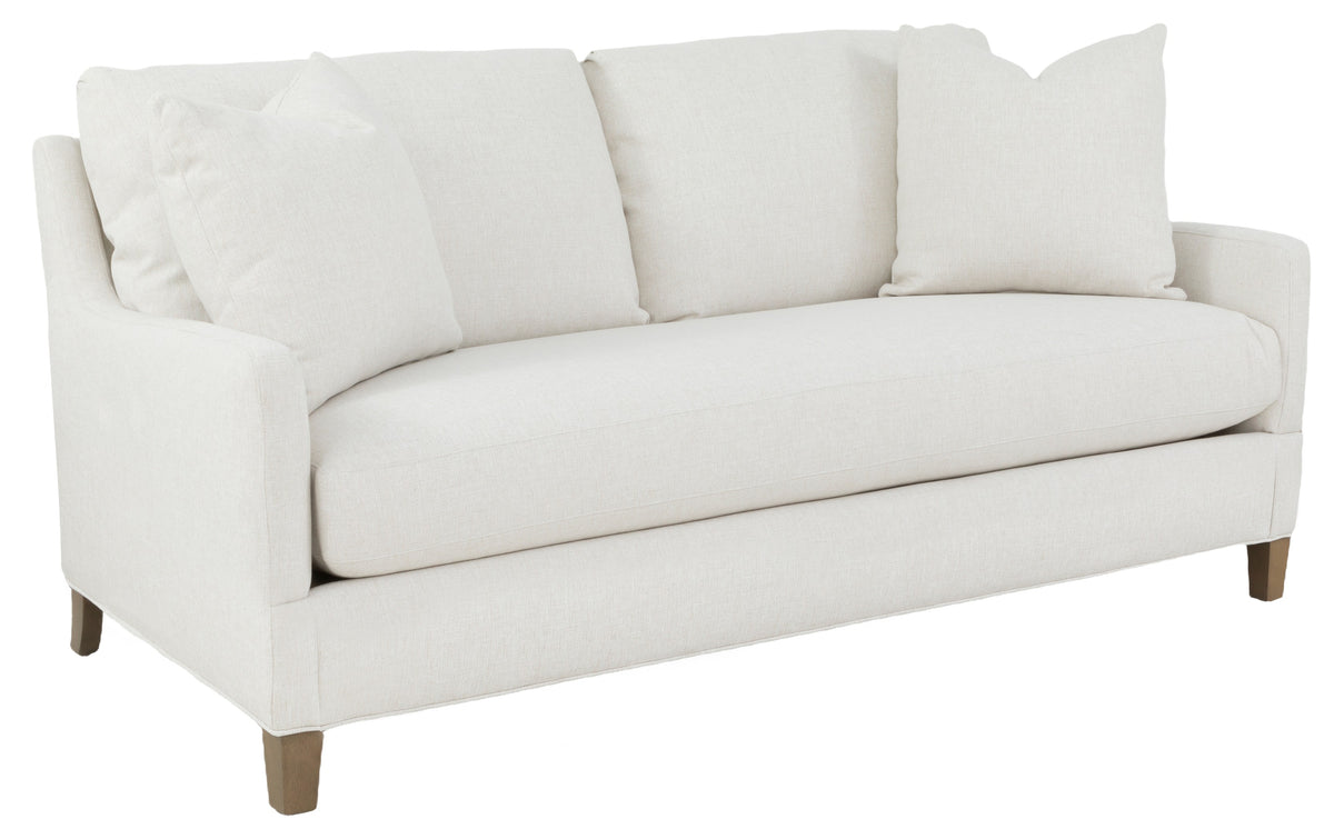 76" Leather Tapered Arm Sofa (L-2762-80) - Fairfield Chair