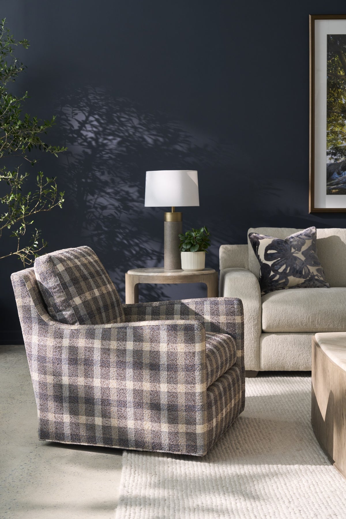 Tapered Arm Swivel Chair (2764-31) - Fairfield Chair