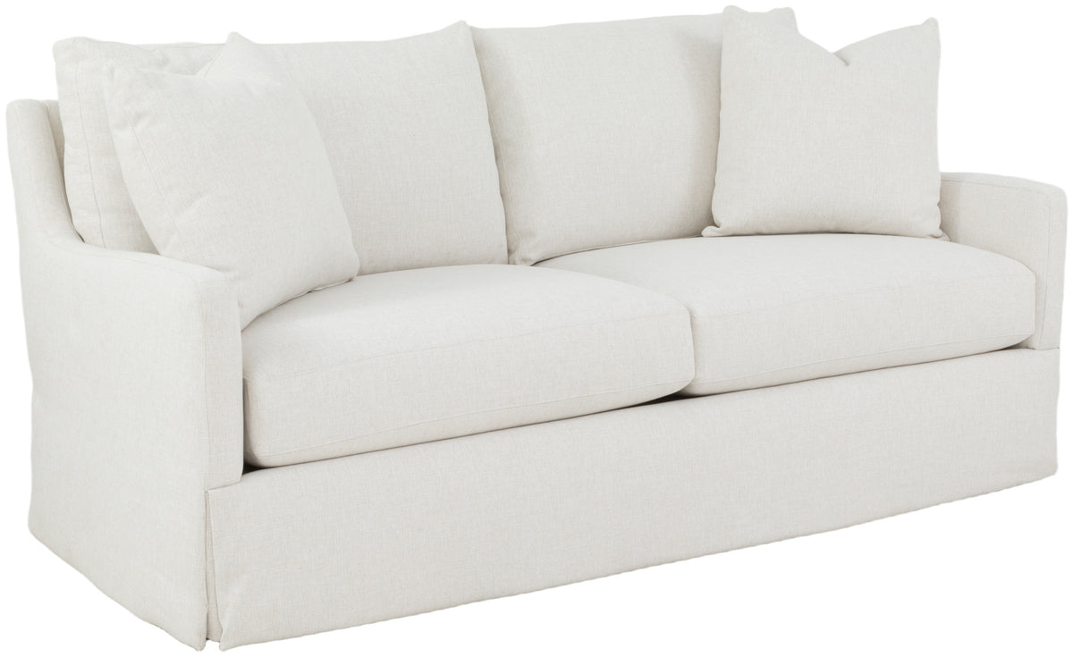 76" Tapered Arm Skirted Sofa (2764-80-W) - Fairfield Chair