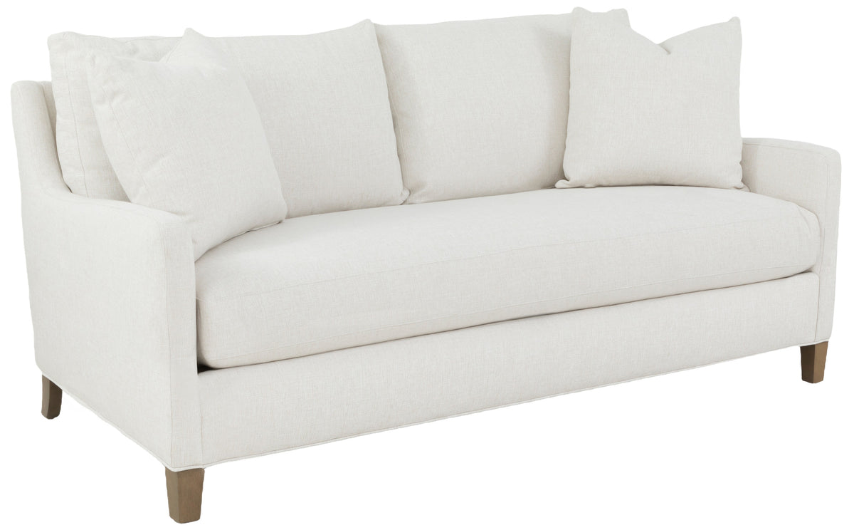 76" Leather Tapered Arm Sofa (L-2766-80) - Fairfield Chair