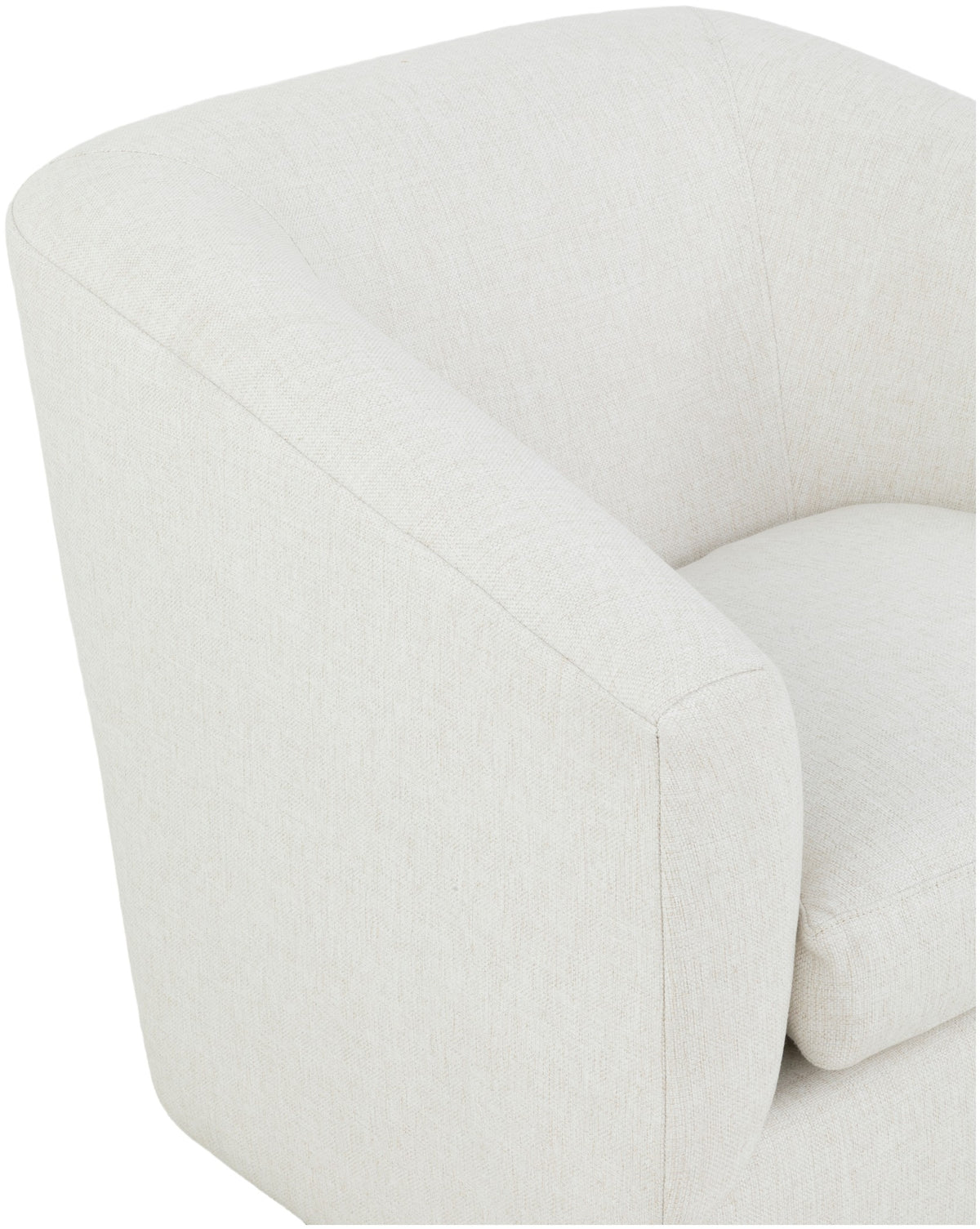 Coco II Leather Plain Back Swivel Chair (L-2780-31) - Fairfield Chair
