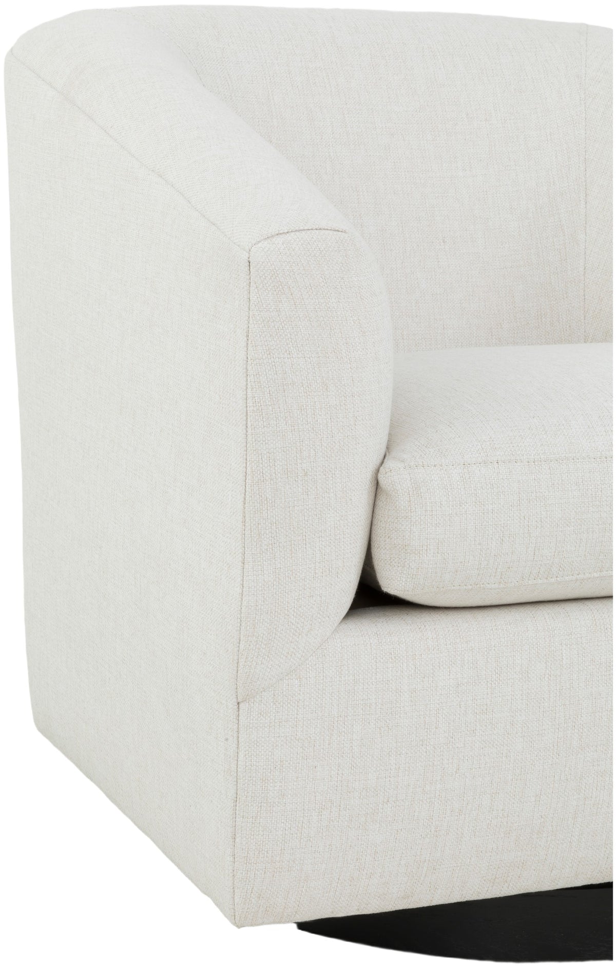 Coco II Leather Plain Back Swivel Chair (L-2780-31) - Fairfield Chair