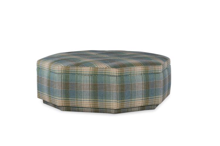 Dominique Upholstered Base Cocktail Ottoman