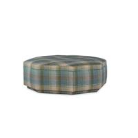Dominique Wood Base Cocktail Ottoman