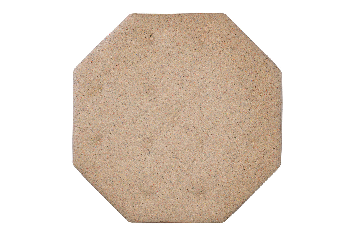 Dominique Wood Base Cocktail Ottoman