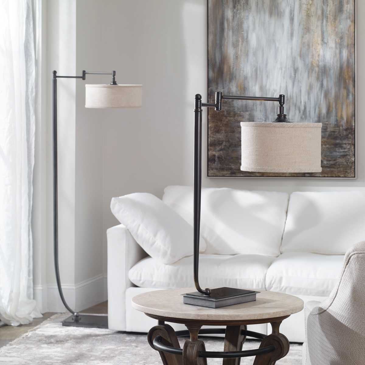 Lamine Floor Lamp – Lamps by Uttermost | Sutter & Vale