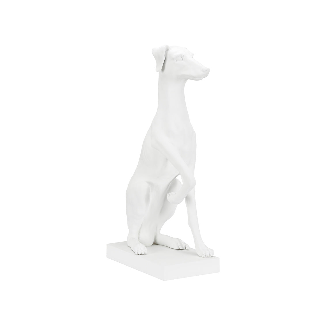 Greyhound Sculpture - White