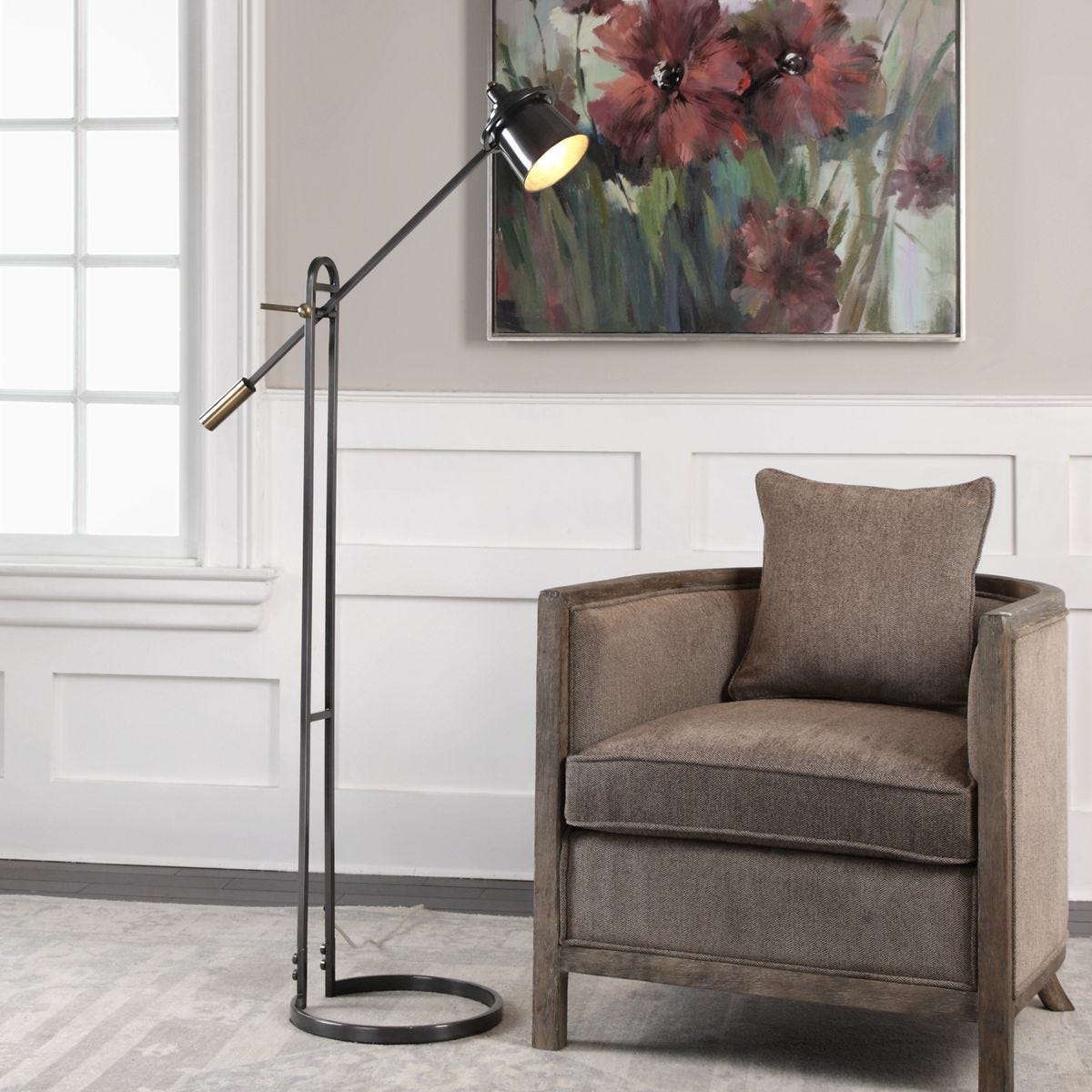 Chisum Floor Lamp – Lamps by Uttermost | Sutter & Vale