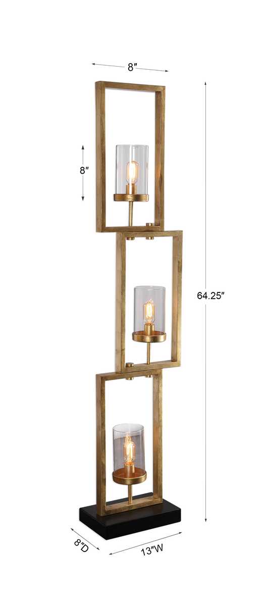 Cielo Floor Lamp, Gold