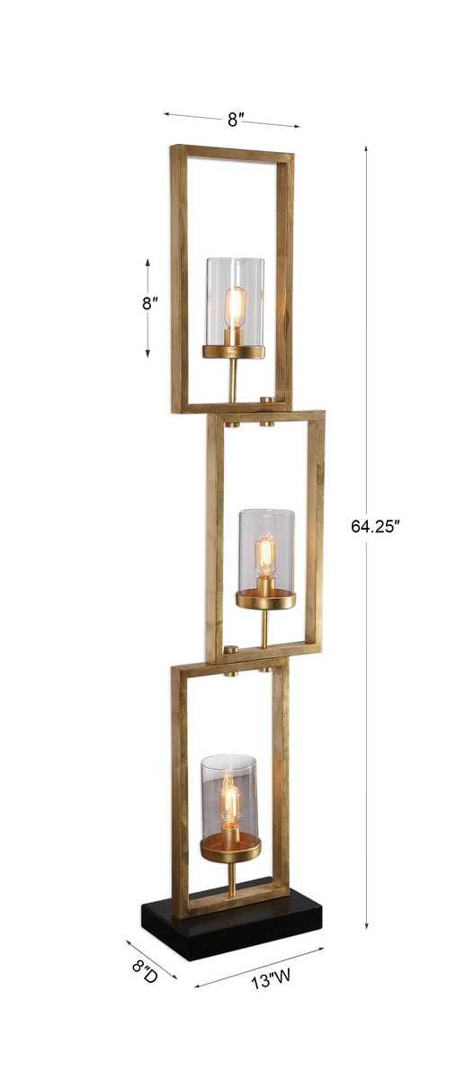 Cielo Floor Lamp, Gold – Lamps by Uttermost | Sutter & Vale