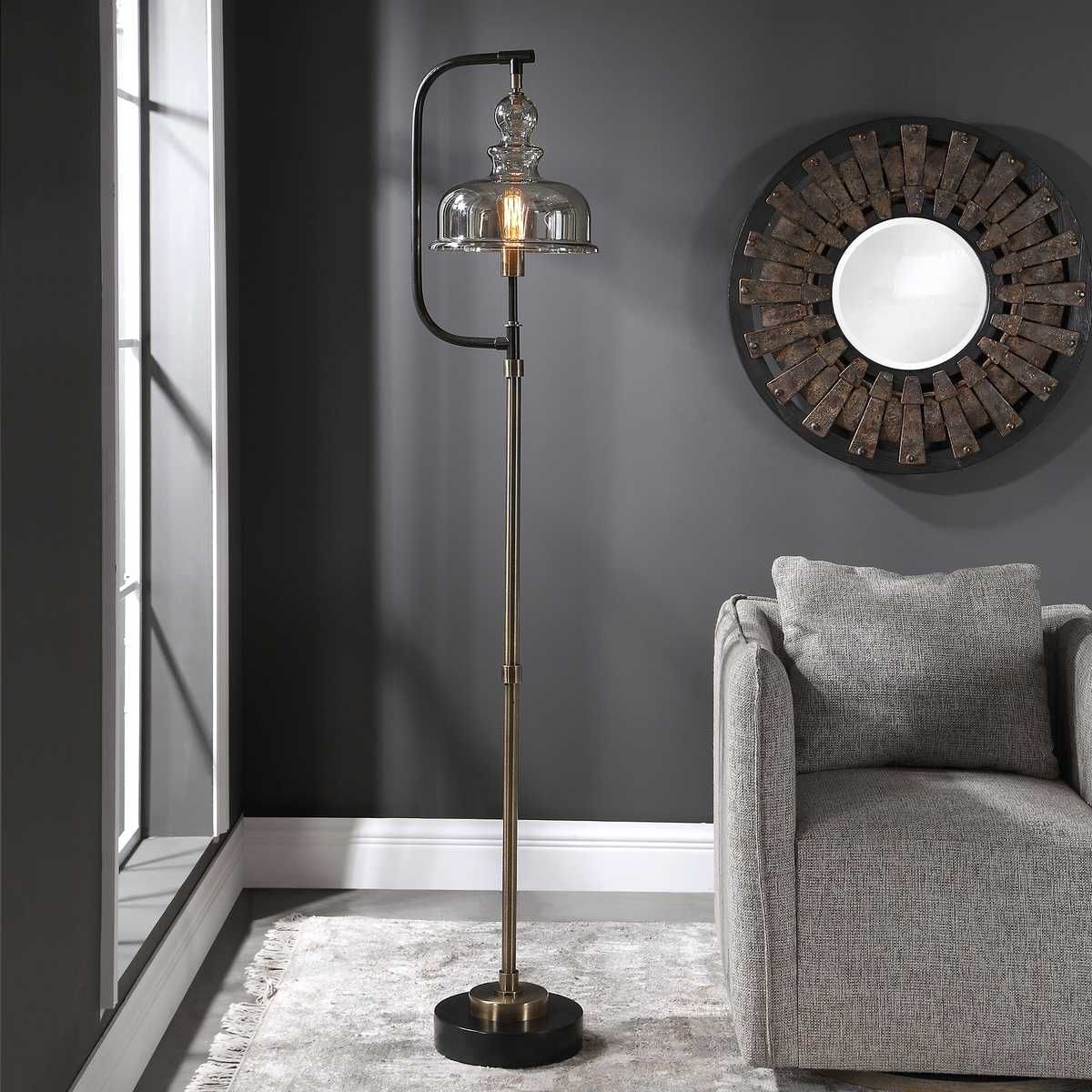 Elieser Floor Lamp – Lamps by Uttermost | Sutter & Vale