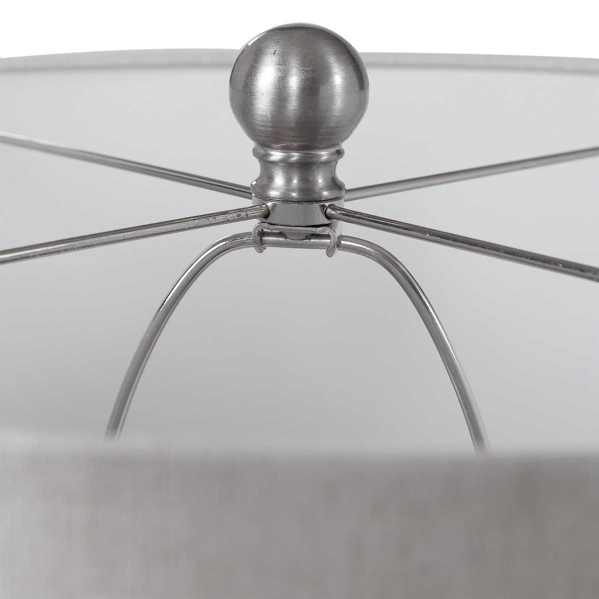 Felipe Table Lamp, Light Gray – Lamps by Uttermost | Sutter & Vale