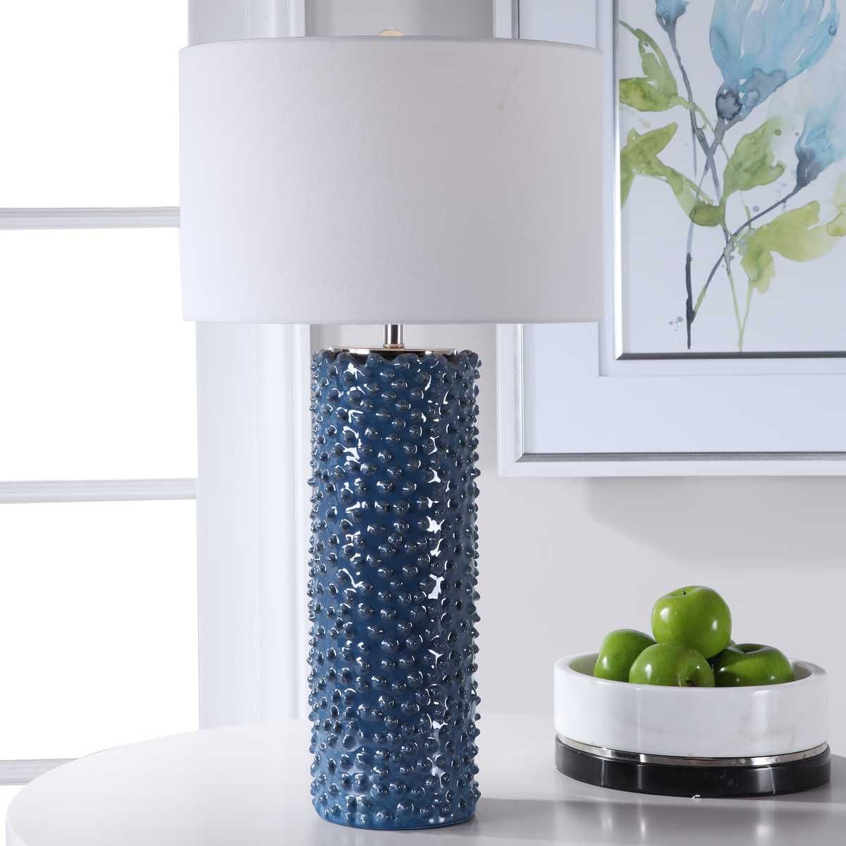 Ciji Table Lamp, Blue – Lamps by Uttermost | Sutter & Vale