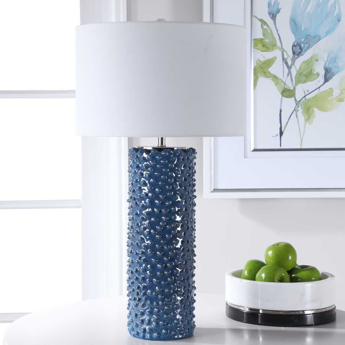 Ciji Table Lamp, Blue – Lamps by Uttermost | Sutter & Vale
