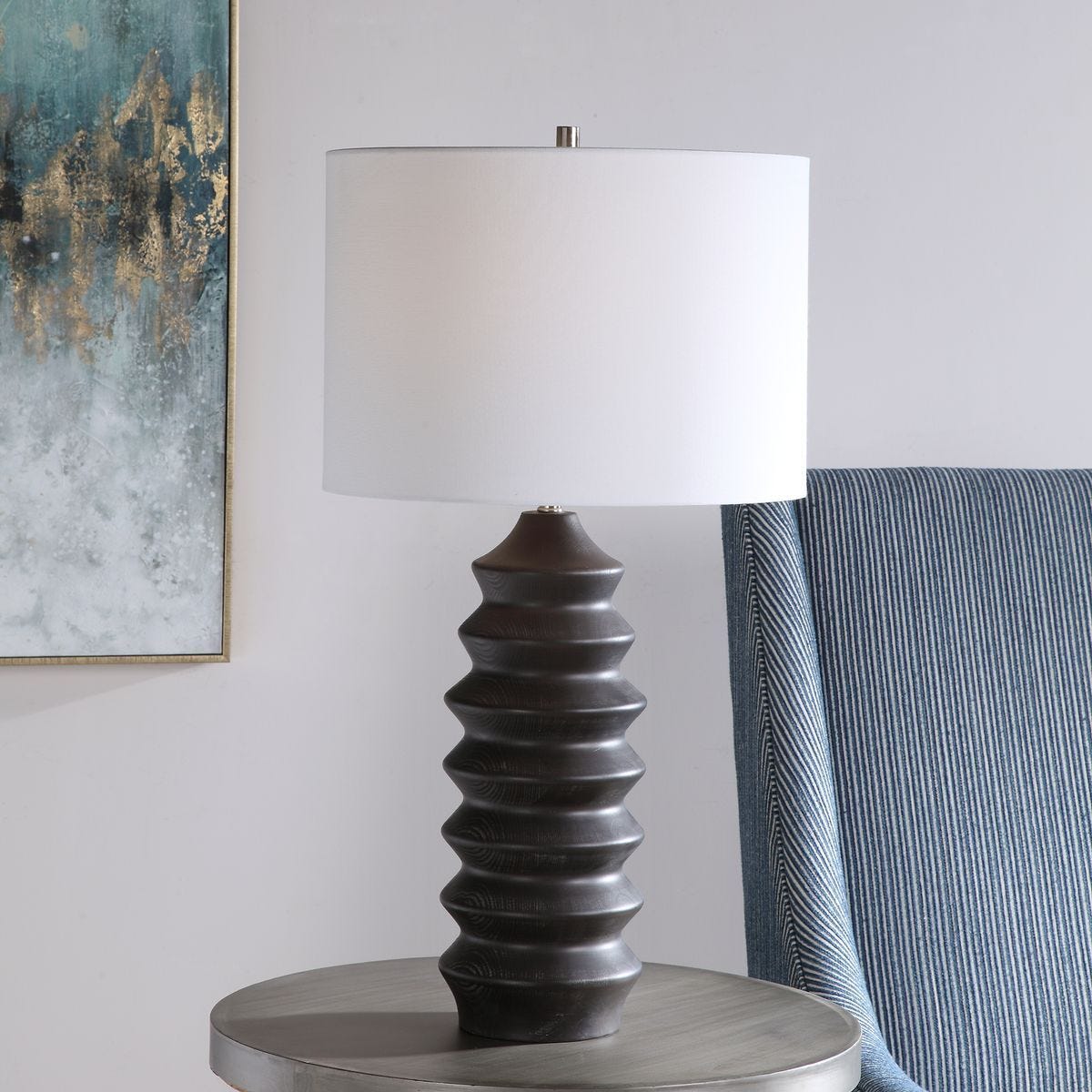 Uplift Table Lamp, Black – Lamps by Uttermost | Sutter & Vale