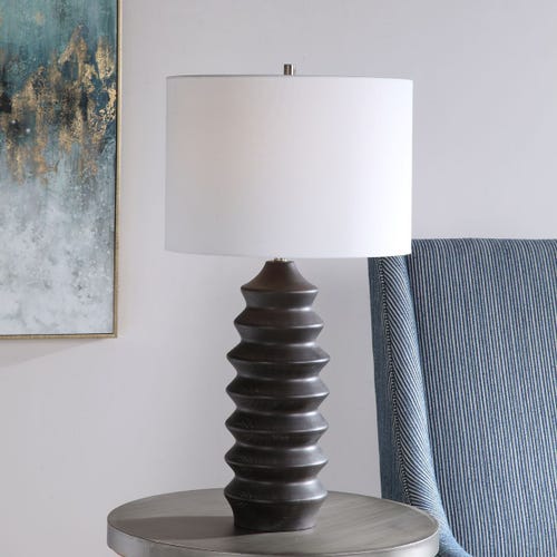 Uplift Table Lamp, Black