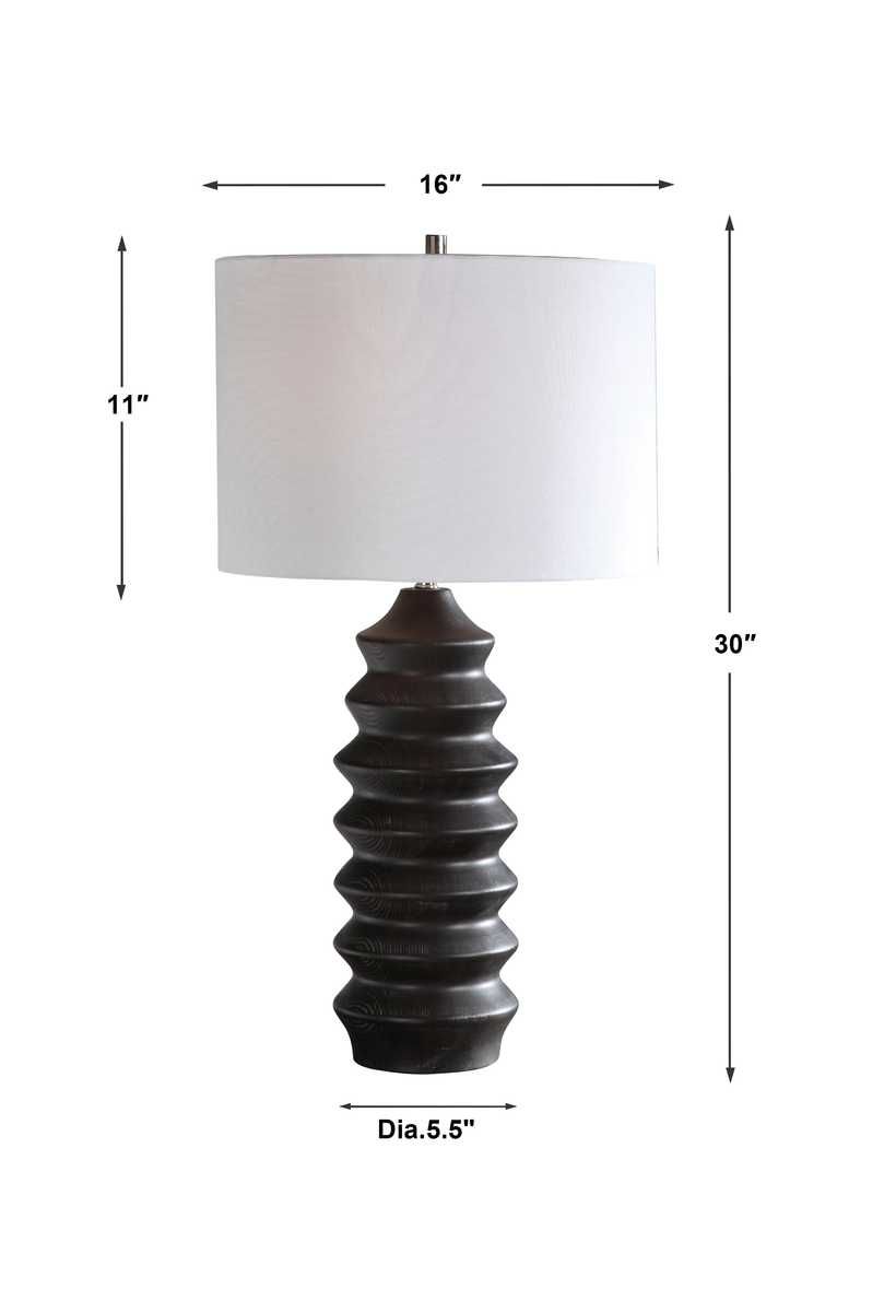 Uplift Table Lamp, Black – Lamps by Uttermost | Sutter & Vale