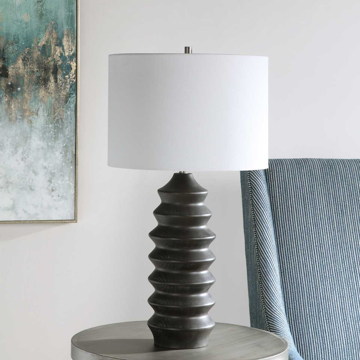 Uplift Table Lamp, Black – Lamps by Uttermost | Sutter & Vale