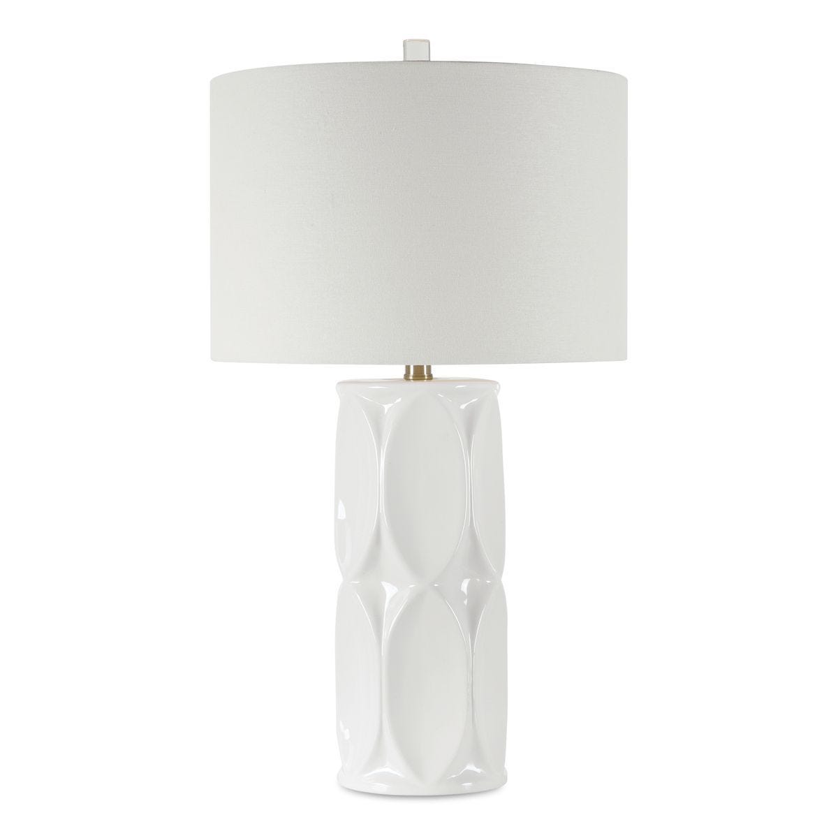 Sinclair Table Lamp, White – Lamps by Uttermost | Sutter & Vale