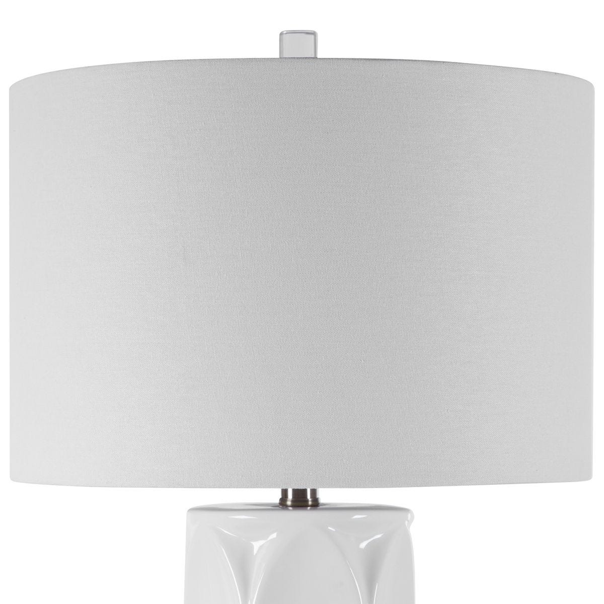 Sinclair Table Lamp, White