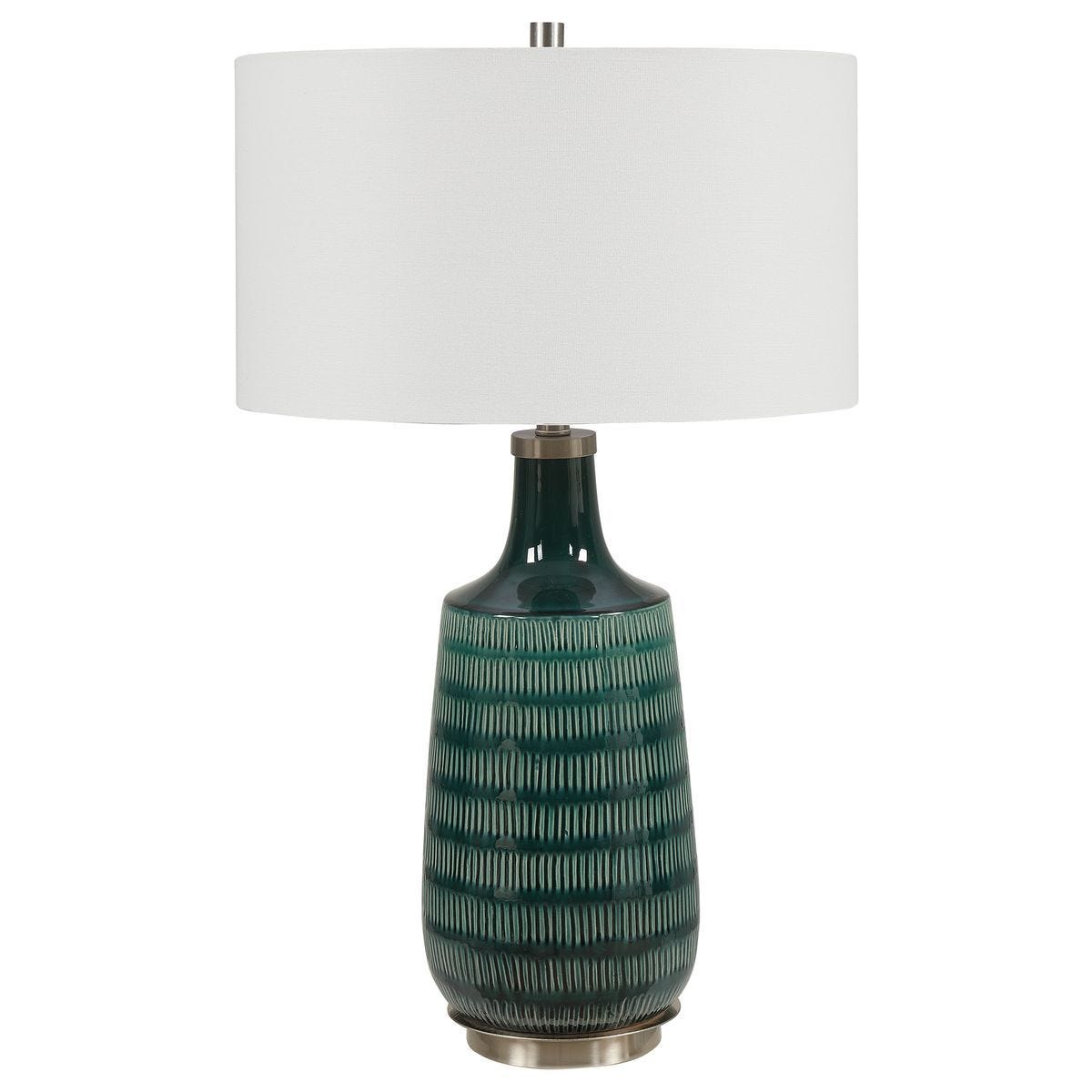 Scouts Table Lamp, Teal – Lamps by Uttermost | Sutter & Vale