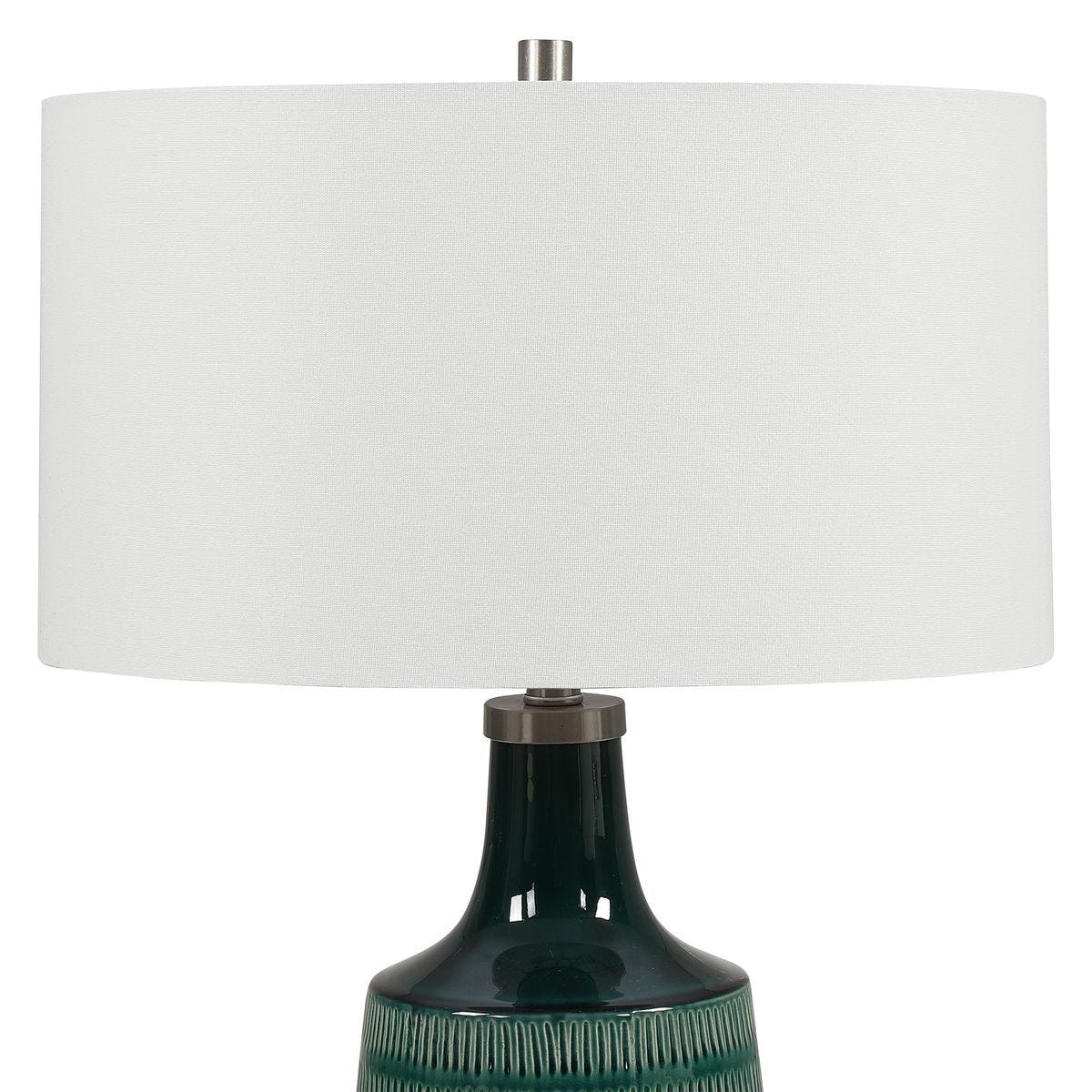 Scouts Table Lamp, Teal – Lamps by Uttermost | Sutter & Vale