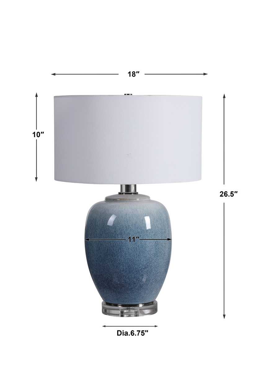Blue Waters Table Lamp