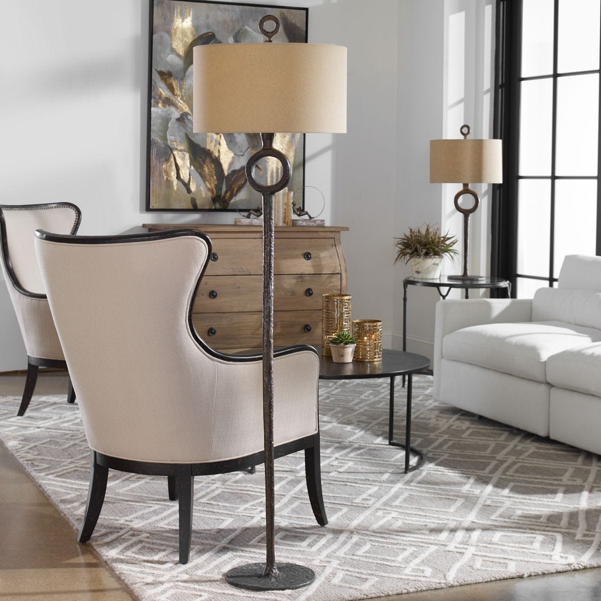 Ferro Floor Lamp – Lamps by Uttermost | Sutter & Vale
