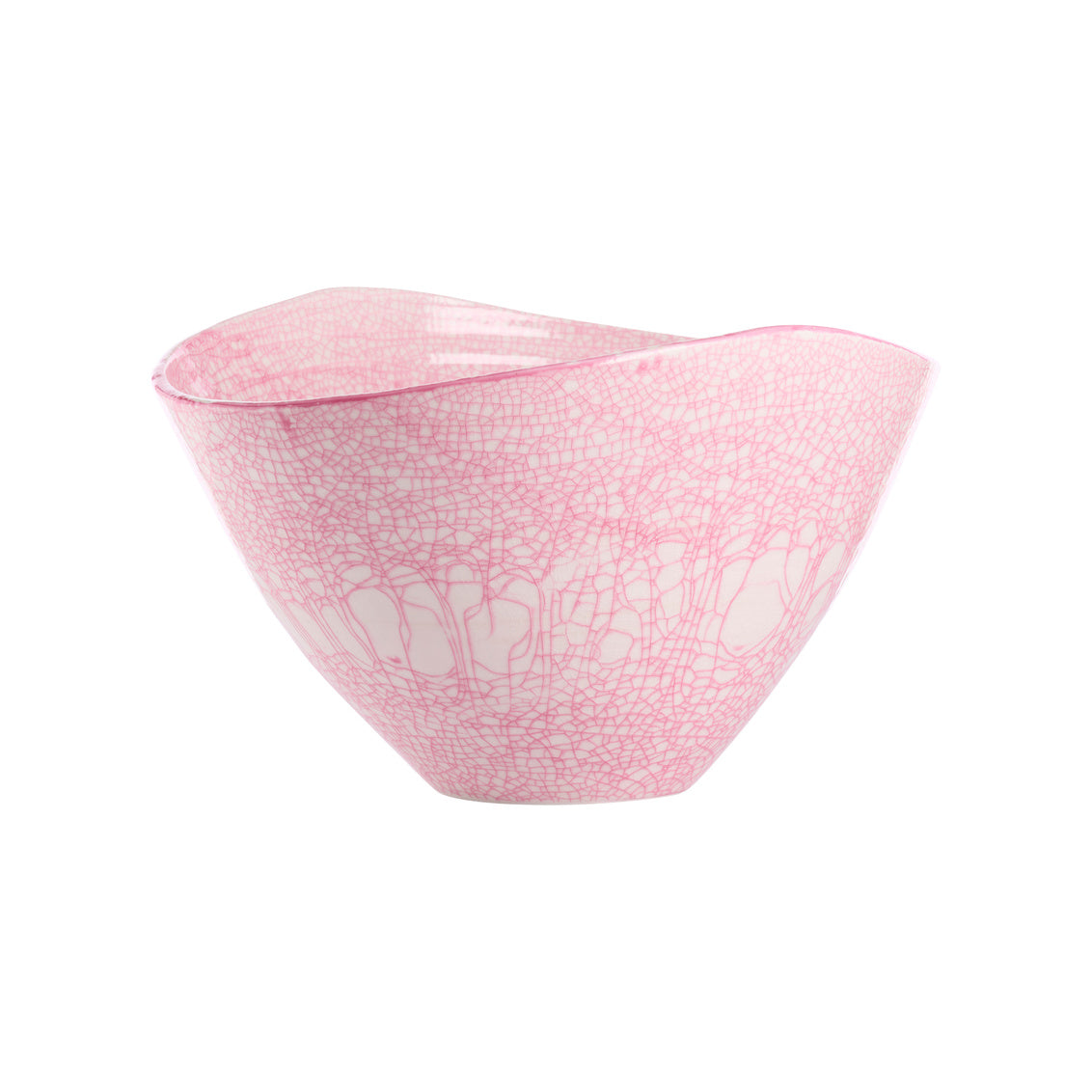 Pink Oval Centerpiece in 8 / Ceramic/Porcelain - Chelsea House