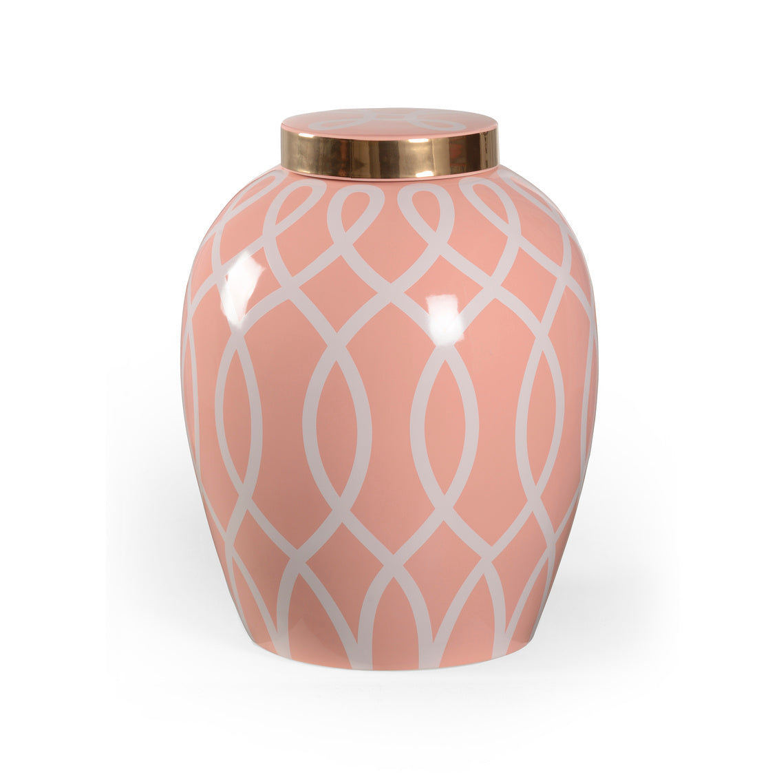 Sarah Ginger Jar - Coral